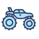 Monster truck icon
