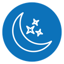 Moon stars icon