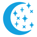 Moon stars icon