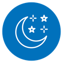 Moon stars 2 icon