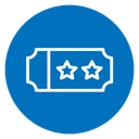 Movie ticket icon