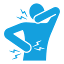 Muscle pain icon