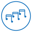 Music Color Filled icon