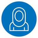 Muslim woman icon