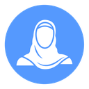 Muslim woman icon