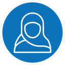 Muslim women icon
