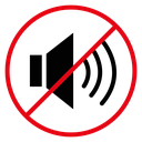Mute Sound Line icon