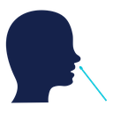 Nasal swab icon
