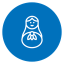 Nesting dolls 3 icon