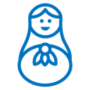 Nesting dolls 3 icon