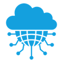 Network cloud icon