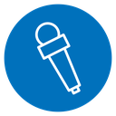 News microphone icon