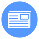Newspaper Page Stack icon