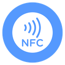 NFC Signal Badge Color Filled icon