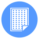 Nicotine Dot Patch Color Filled icon