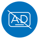 No audio description 2 icon