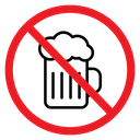 No Beer Sign icon