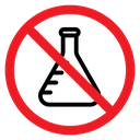 No Chemicals Sign icon