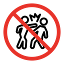 No fight sign icon