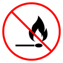 No fire sign 2 icon