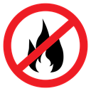 No Fire Sign icon