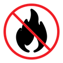 No fire sign (2) icon