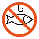 No fishing icon