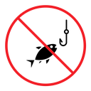 No fishing icon