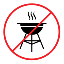 No grill sign icon