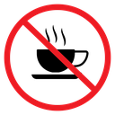 No Hot Drinks Sign icon