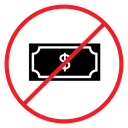 No money icon
