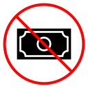 No money icon