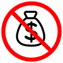 No money icon