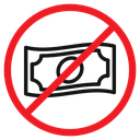 No money icon