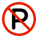 No parking sign 2 icon