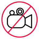 No Recording Video Camera icon