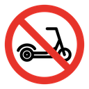 No scooters sign icon