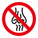 No smell sign icon