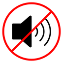 No sound sign icon