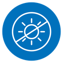 No sun icon
