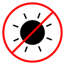 No sun icon