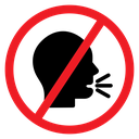 No Talking Sign icon