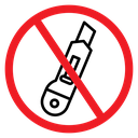 No Vaping Sign icon
