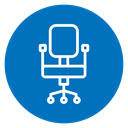 Office chair icon