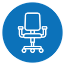 Office chair icon