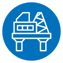 Oil platform icon