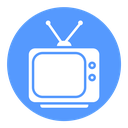 Old television Color Filled icon
