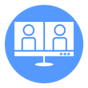 Online meeting icon