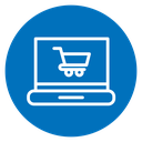 Online shopping icon