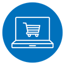Online shopping icon